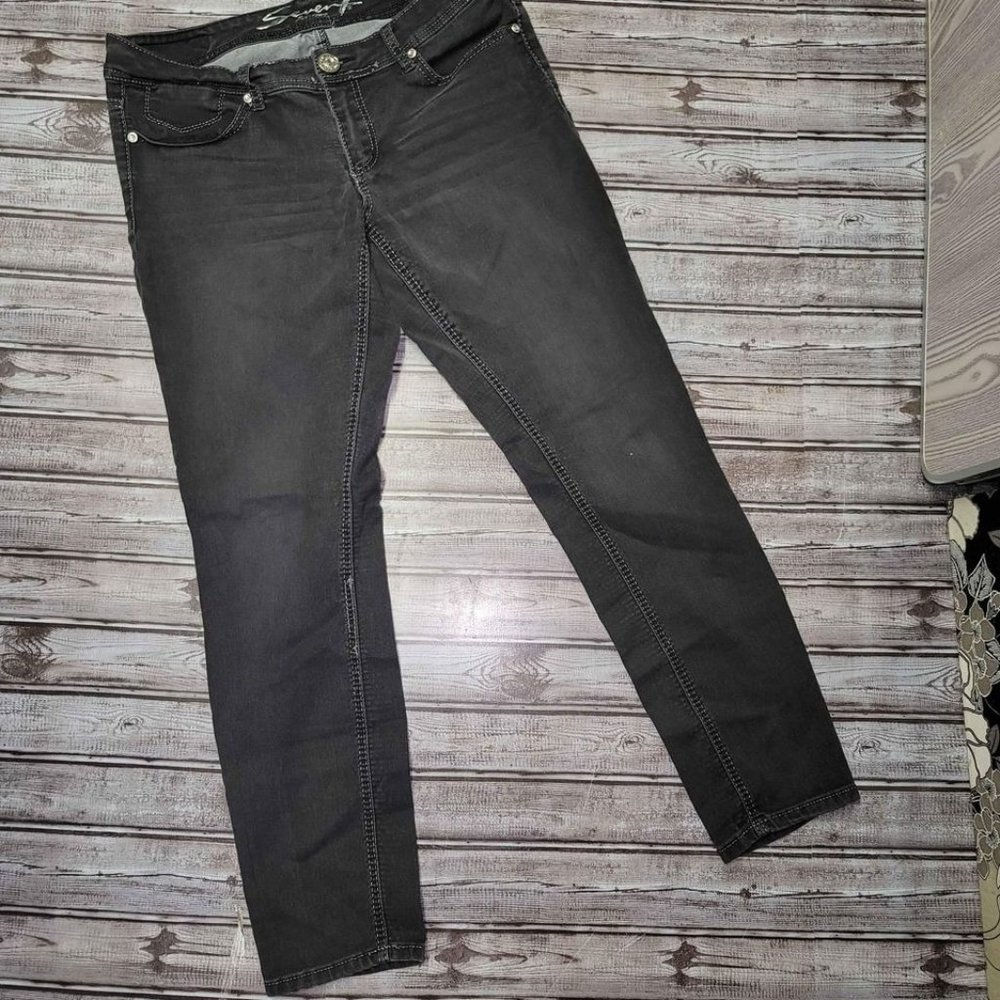 Seven7 skinny black jeans